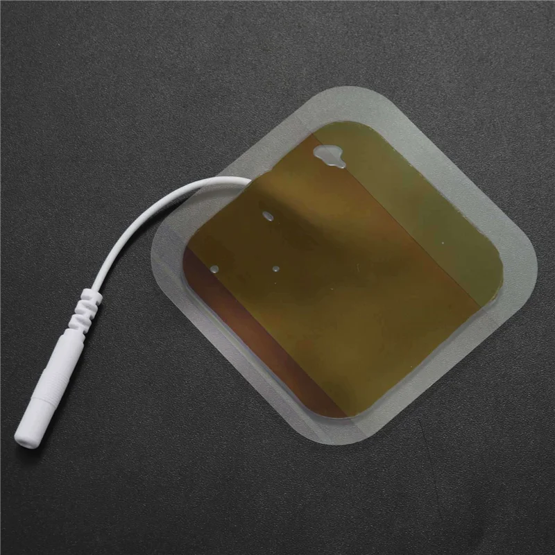 

80Pcs Electrode Pads For Tens Digital Therapy Machine Self Adhesive Reusable With 2Mm Plug For Tens 3000