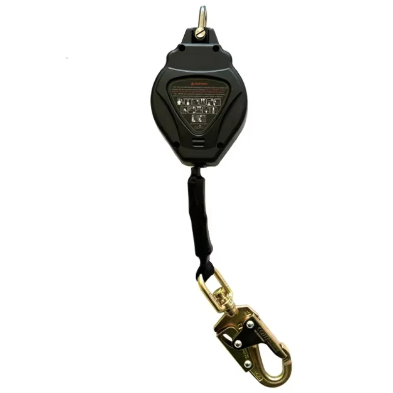 Vertical Tower for Wire Rope Personal Safety Retractable Fall protection 3 Meter Fall Arrester with Flat Sling