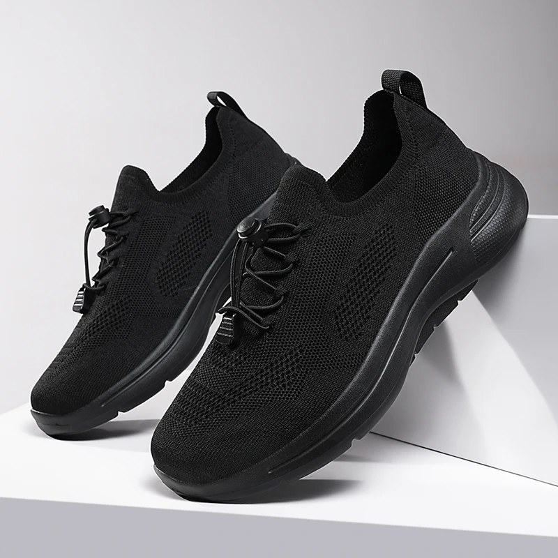 أحذية مشي كاجوال للرجال خفيفة الوزن ونعل ناعم مريح وجيد التهوية أحذية رياضية شبكية للرجال أحذية رياضية غير قابلة للانزلاق للرجال المدربين