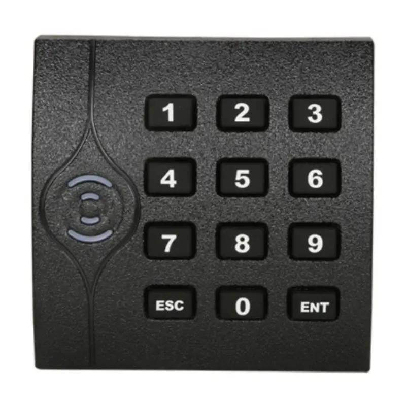 5pcs RFID Keypad Reader IC Reader 13.56M  Waterpoof For Access Control System WG34 10-Digit Output Black Color Sn:KR202M