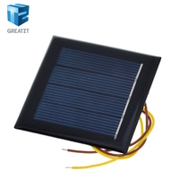 1/5pcs 2V 0.2W 100mA Solar Panel DIY Charge Module Mini Polysilicon Solar Cell System for Solar Lawn Lamp With 15CM Cable