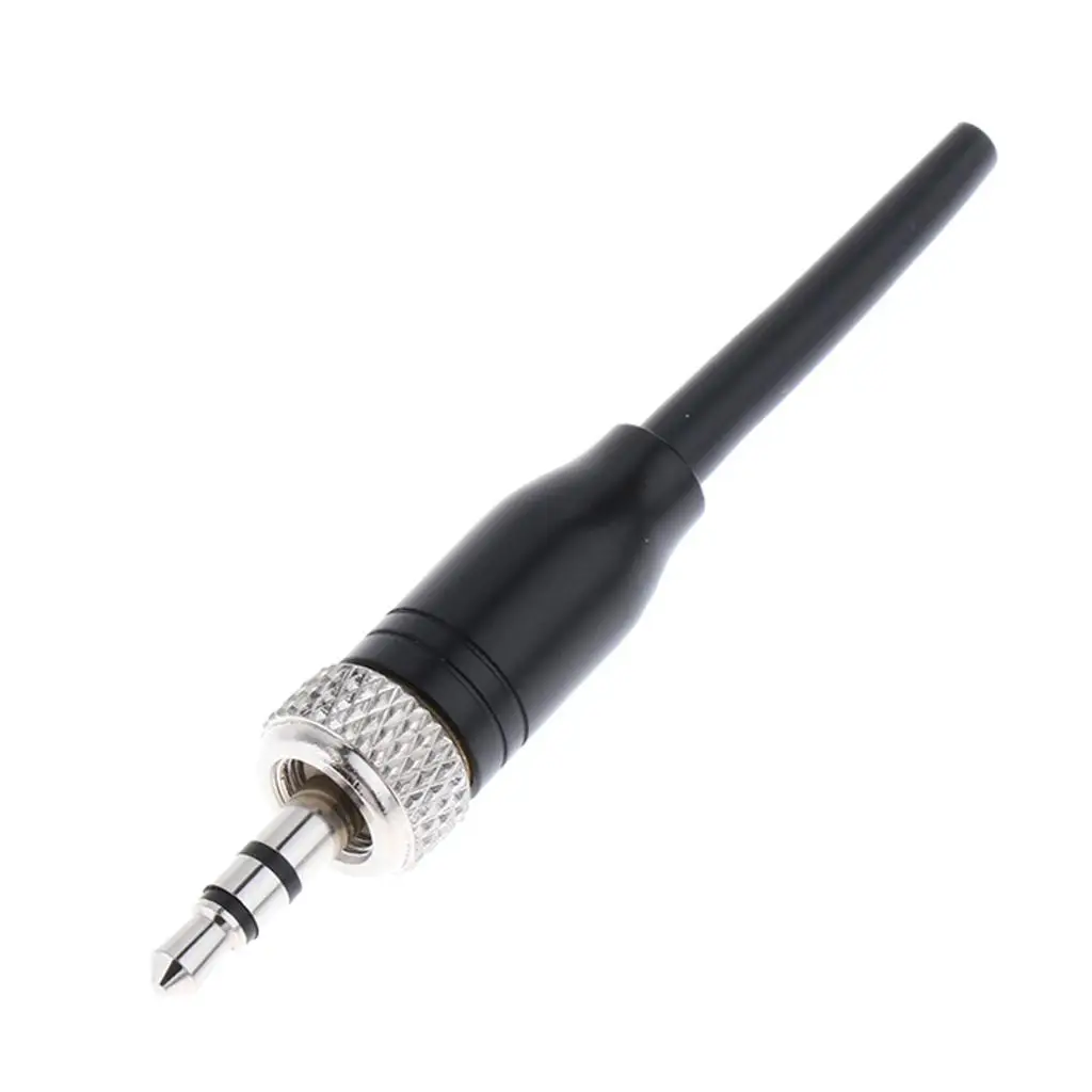 Imagen 4: 1 conector DIY de enchufe estéreo con bloqueo de 3,5 mm para micrófono negro