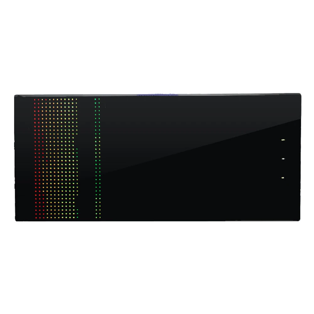Full-color Music Spectrum CLOCK Display remote Voice control Level Indicator rhythm Analyzer VU Meter Amplifier Ambient Light