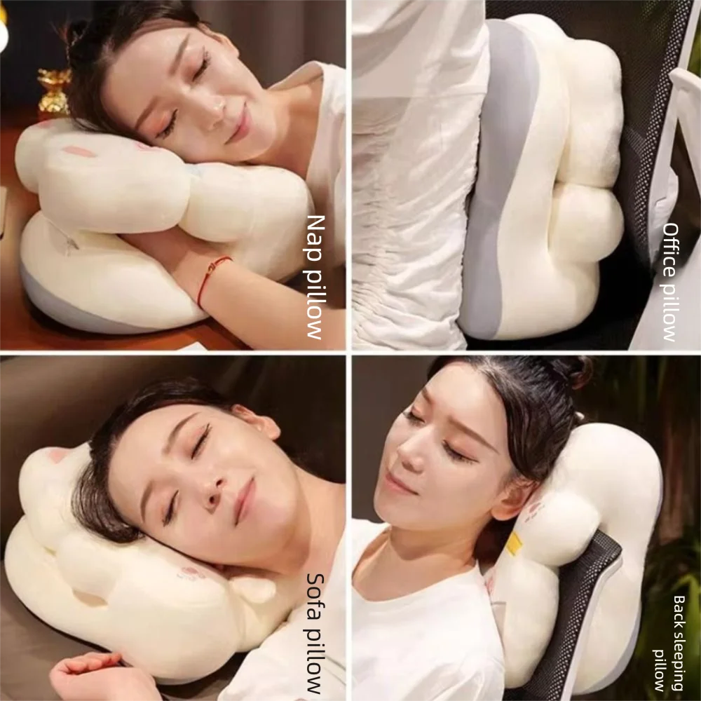 Almohada calentadora de manos de doble cara, almohada de felpa y seda helada, dinosaurio súper suave para siesta en la oficina, elefante, almohada para mantener el calor, juguete de peluche