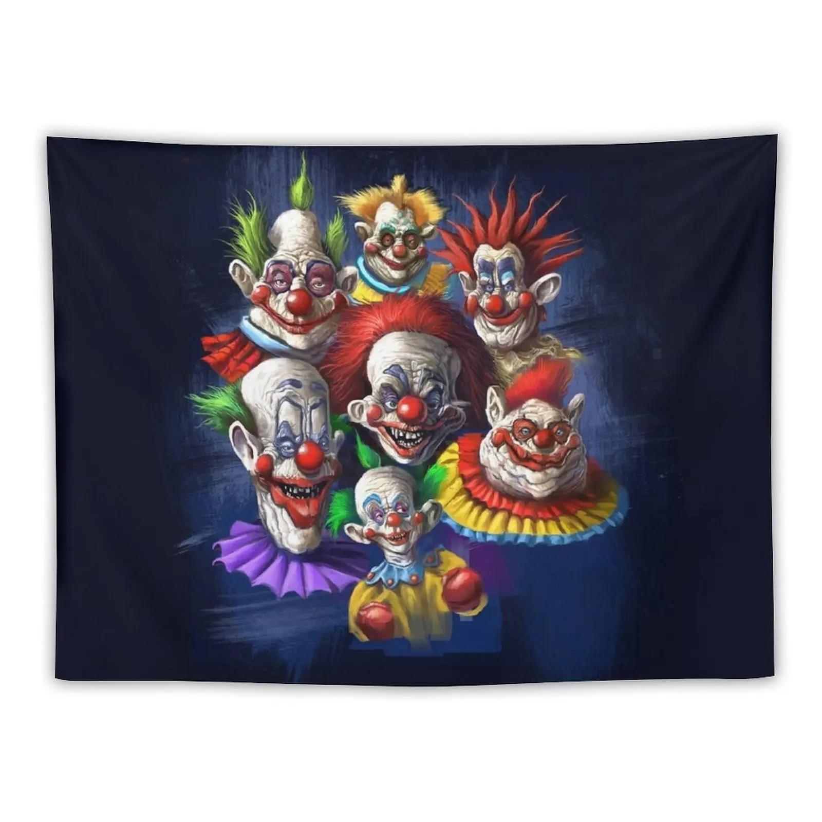 Scary Clowns Tapestry Decorative Wall Murals Outdoor Decoration Carpet Wall Aesthetic Room Decor Korean Tapestry