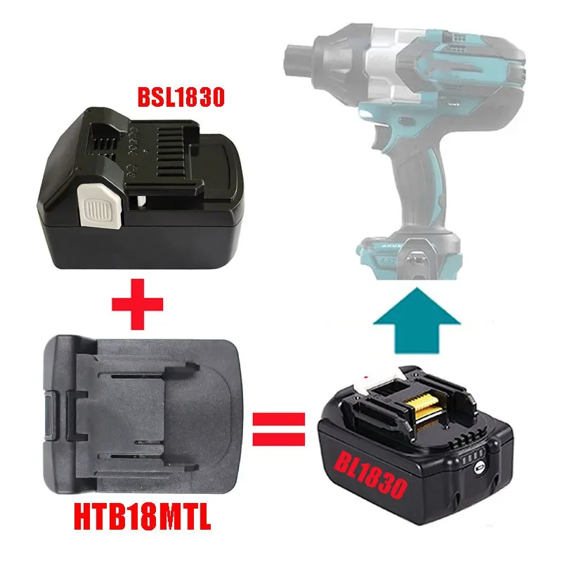 

EHB18MTL EHB18MBL EHB18HTL Adapter Converter for Hitachi Hikoki for Einhell Li-ion Battery for Metabo Lithium Tool for Makita