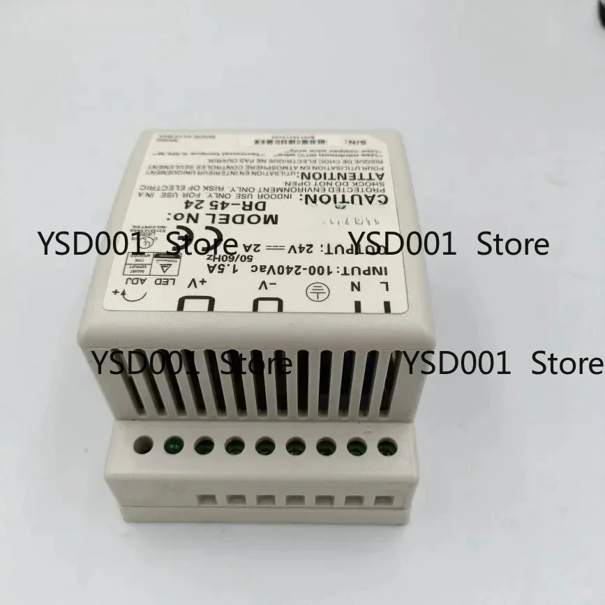 

DR-4524 Rail Mount Switching Power Supply | 45W Industrial Grade | Multi-Output DC24V/15V/12V/5V for PLC System