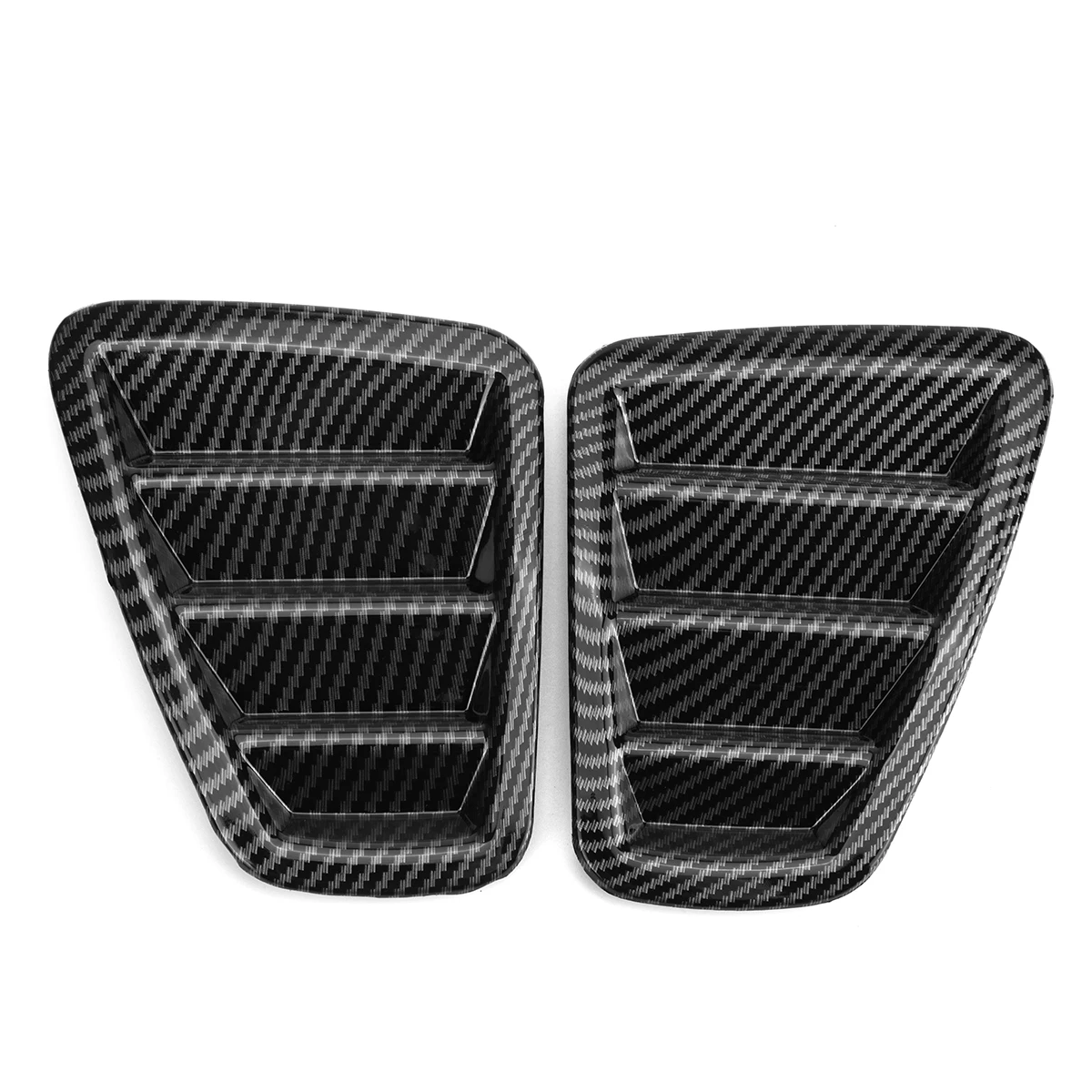 ABS ألياف الكربون/أسود الخلفي الذيل غطاء خفيف ملصق مزخرفة لشركة فيات 500 أبارث 595 695 2016-2024 اكسسوارات السيارات الخارجية #4