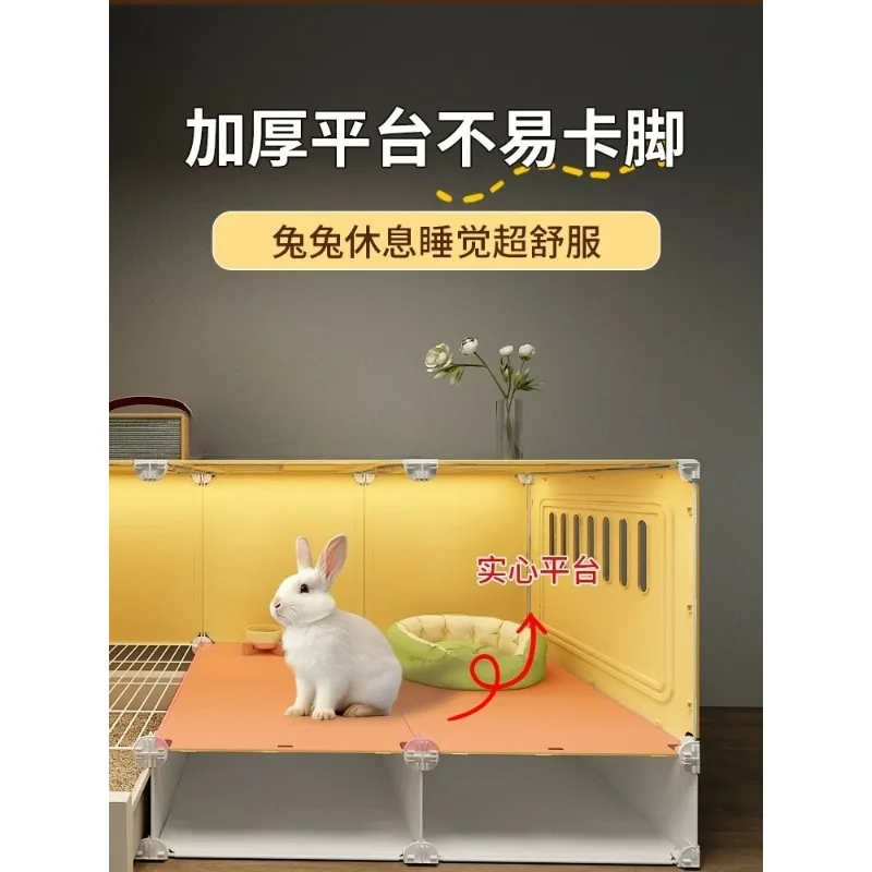 Rabbit Cage Family Villa Extra Large Luxury Transparent View