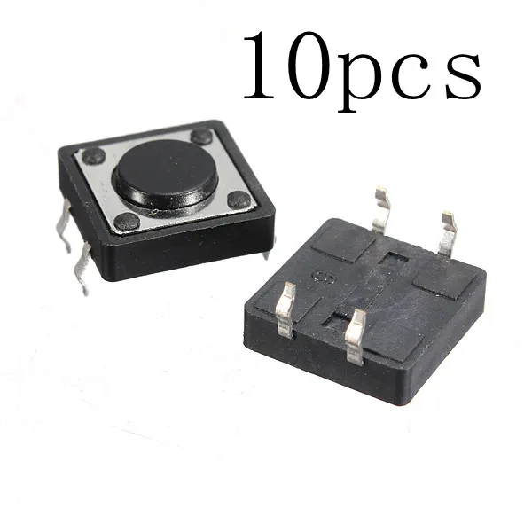 AB53 10pcs Quality Mini PCB Momentary Tactile Push Button Switch SPST