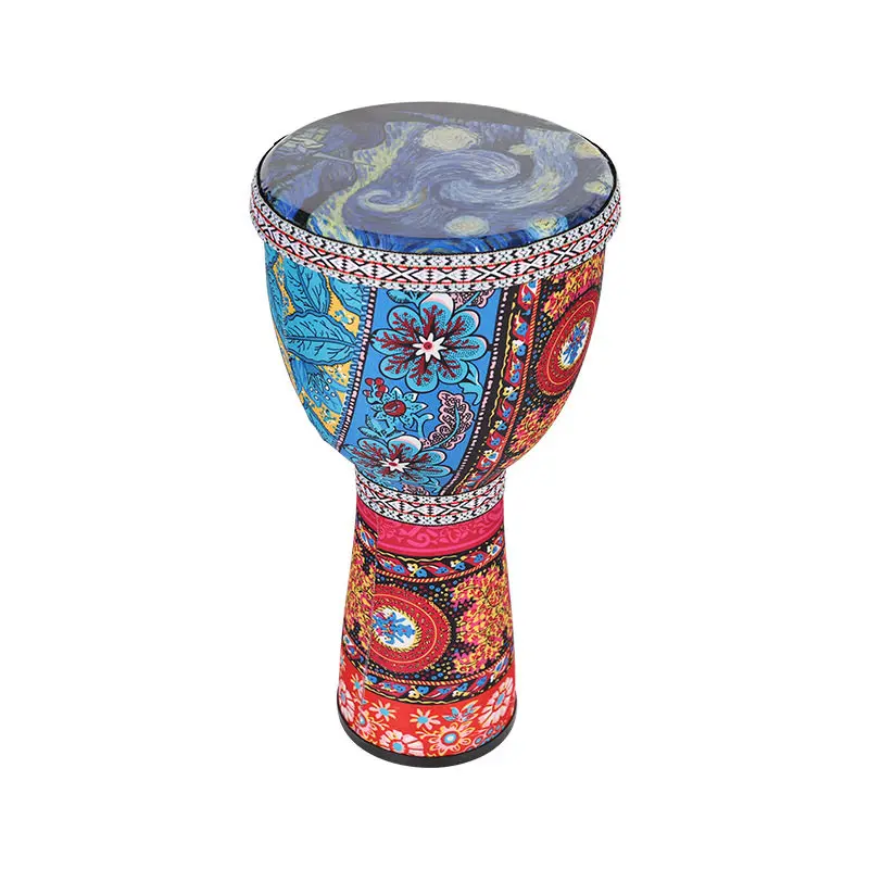 8.5 Inch African Drum Beginners Practice Djembe Drum PVC Sound Healing Hand Drums Professional Percussion Musical Instruments