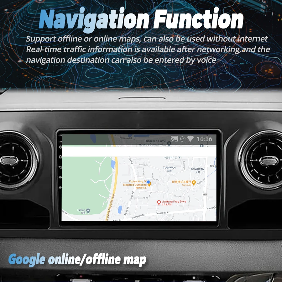 GPS di navigazione multimediale con schermo Android da 9 pollici per Mercedes 2016-2022 Benz Sprinter W906 Android Auto Carplay GPS autoradio