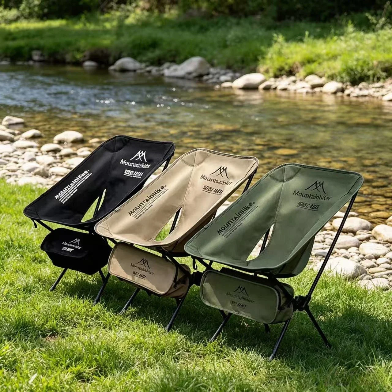 Outdoor Camping Table And Chairs - Składane Ultralekkie Krzesło Księżycowe Przenośne Leniwe