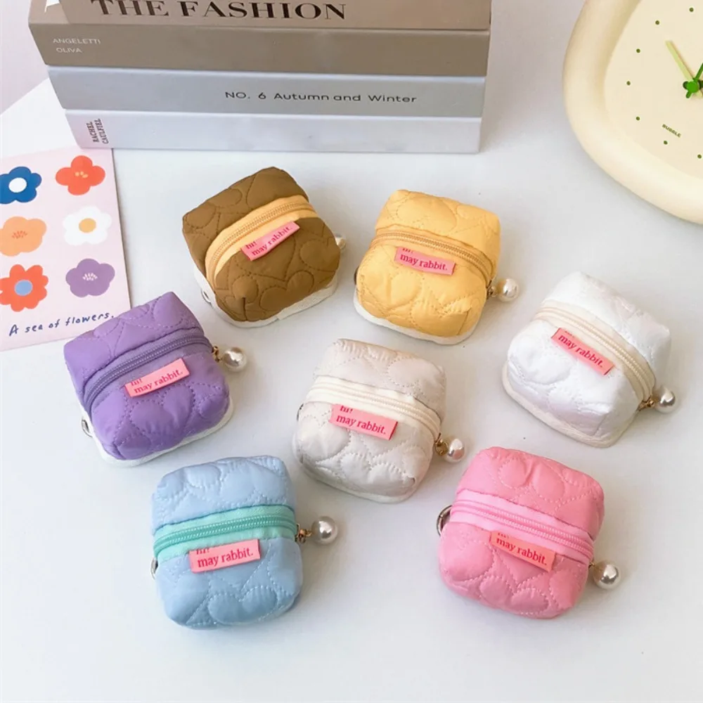 Key Bag Earphone Pouch Bluetooth Earphone Bag Fashion Portable Cute Coin Purse Colorful Kawaii Mini Storage Bag Lipsticks