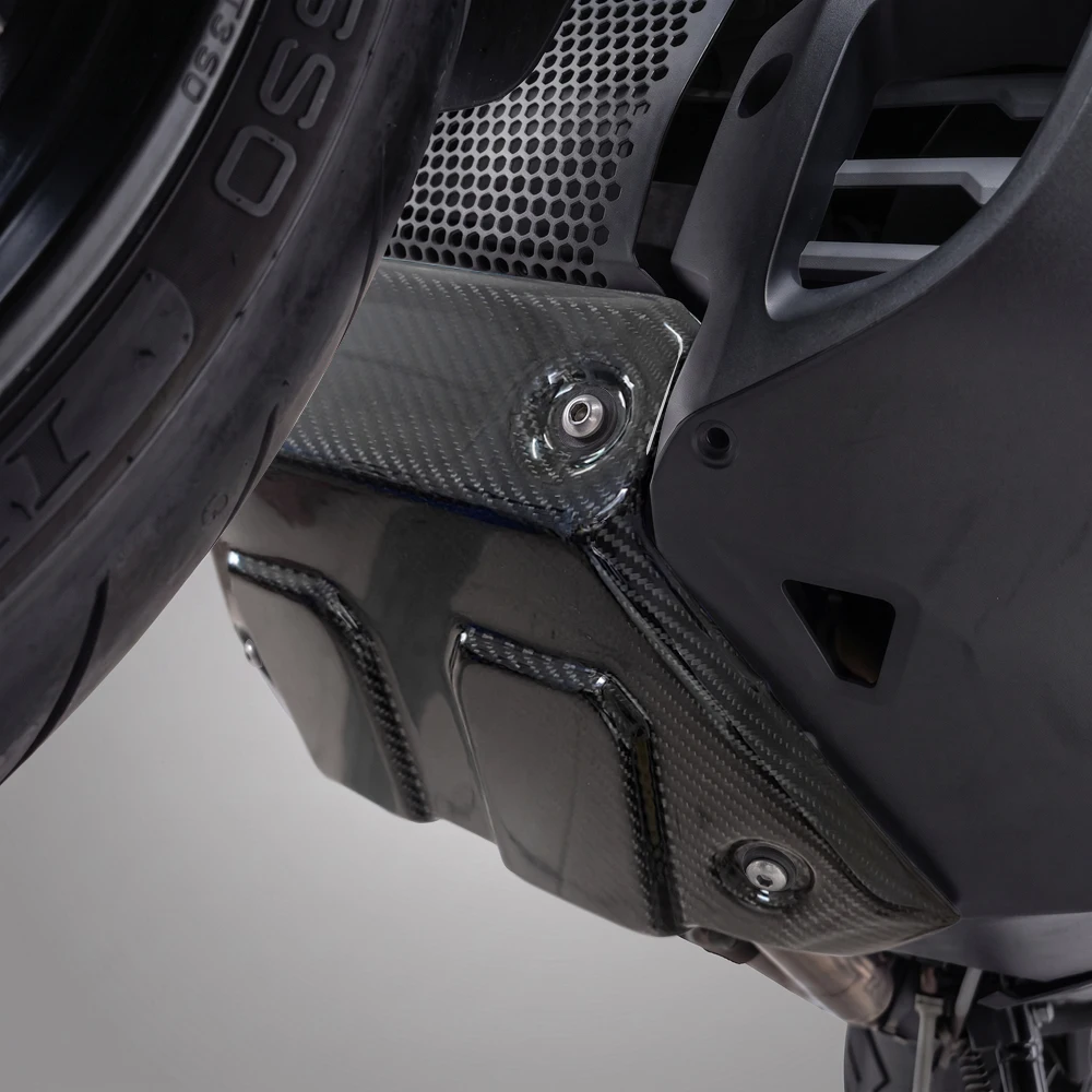 Motorcycle Carbon Fiber Front Exhaust Pipe Protection Cover for HONDA X-ADV 750 2021-2026