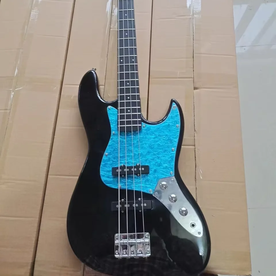 

Water Ripple Top Ukulele with Poplar Body and Maple Wood Open Pickup Ebony Fingerboard Electric Bass Style