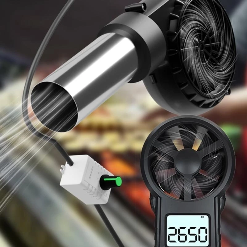 97QC BBQ Fan USB 5V 2A Bellows أداة خفيفة الوزن 2650 دورة في الدقيقة للطهي في الهواء الطلق