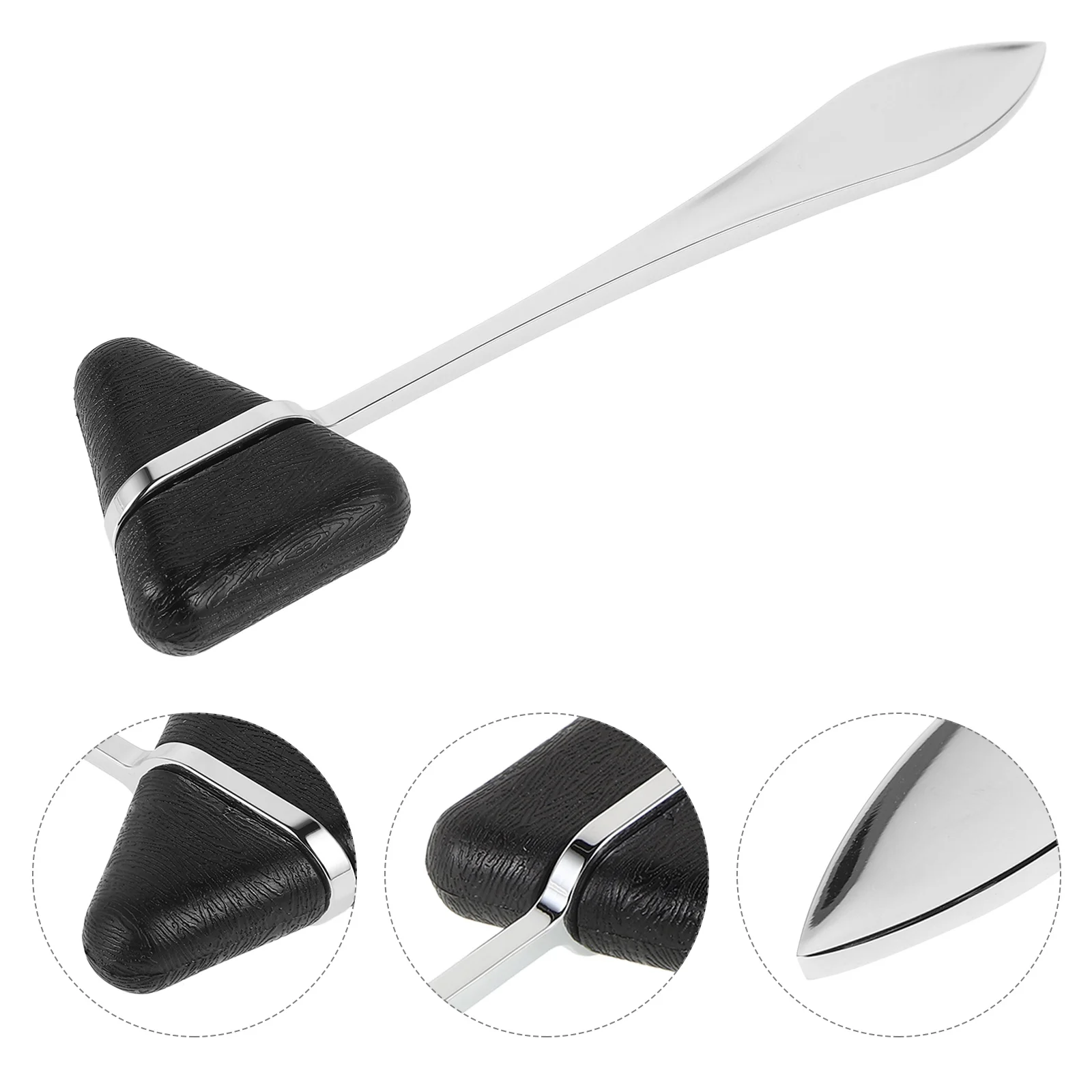 Tuning Fork Diagnostic Device Handheld Medical Hammer Button Stainless Steel Equipment