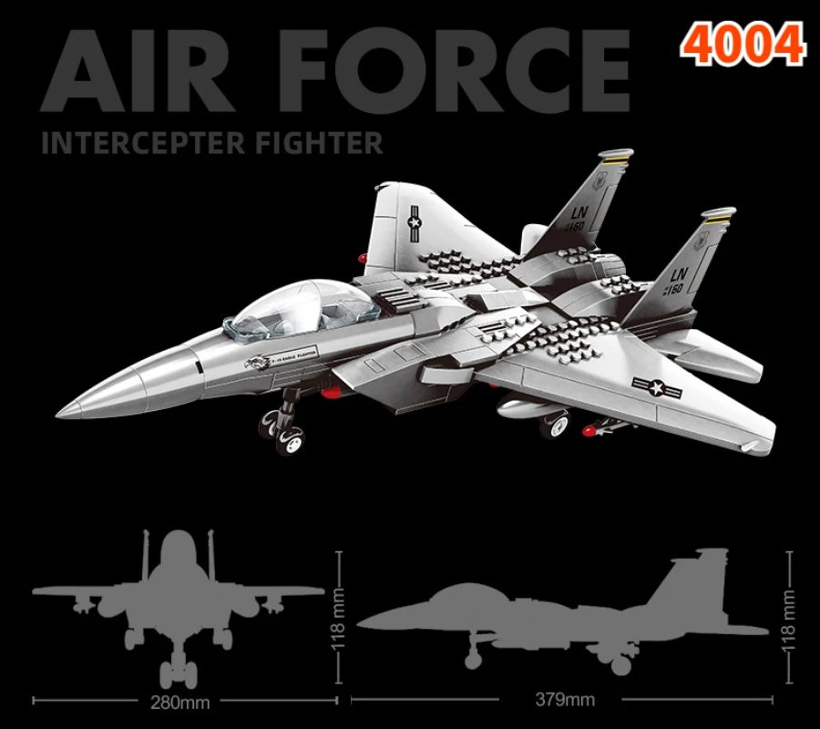 

4001-5006 Military Combat Aircraft Small Particle Block Model Children's Puzzle Assembly Toy Gift Building Blocks Toys