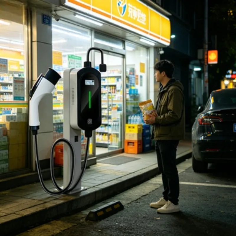 240kW Dual Gun DC Fast EV Charging Station with Advertising Screen OCPP App Control CCS2 CCS1 CHAdeMO for Public Parking