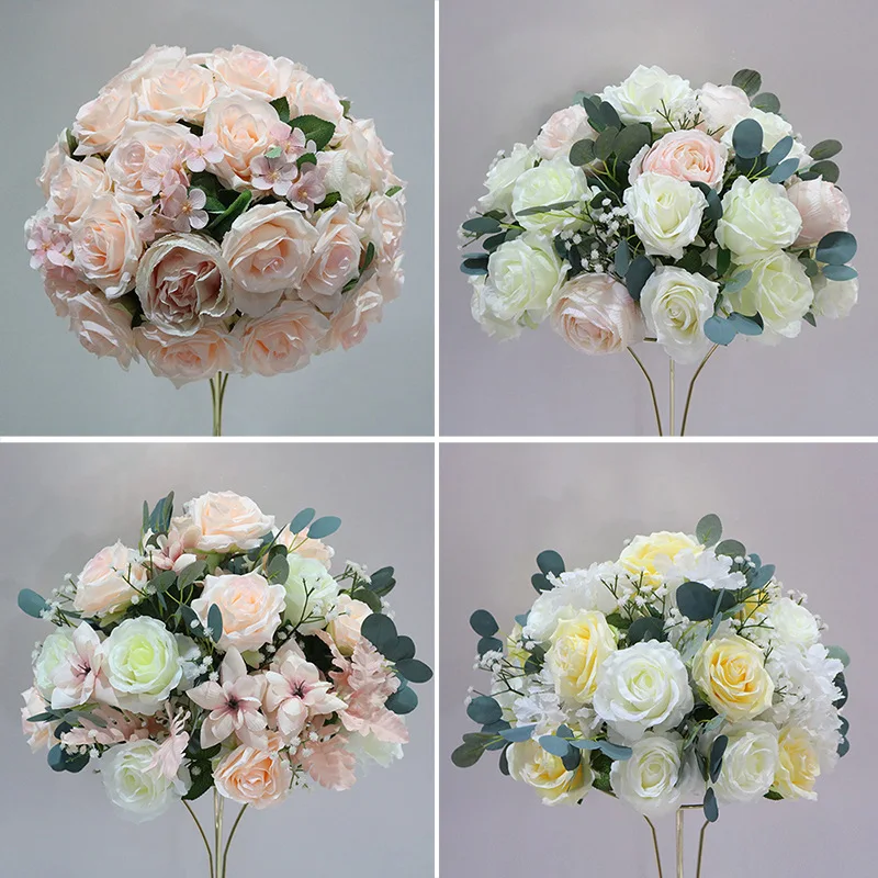 

New simulated wedding flower lawn weddingflower ball stage background t platform road guide arrangement foreign trade decorativ