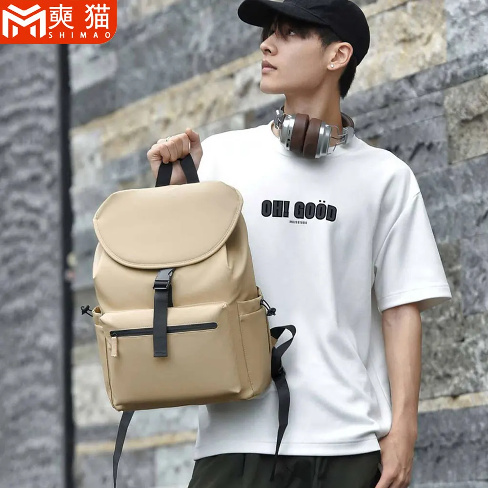 

Commuter 14 Inch Laptop Backpacks For Men Women's Black Schoolbag Gifts Casual Wateproof Work Business Travel Backpack Man