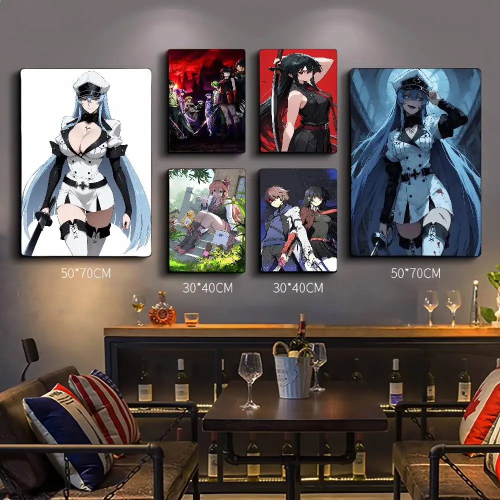 Anime Akame Ga Kill! Classic Vintage Posters HD Quality Wall Art Retro Posters For Home Room Wall Decor