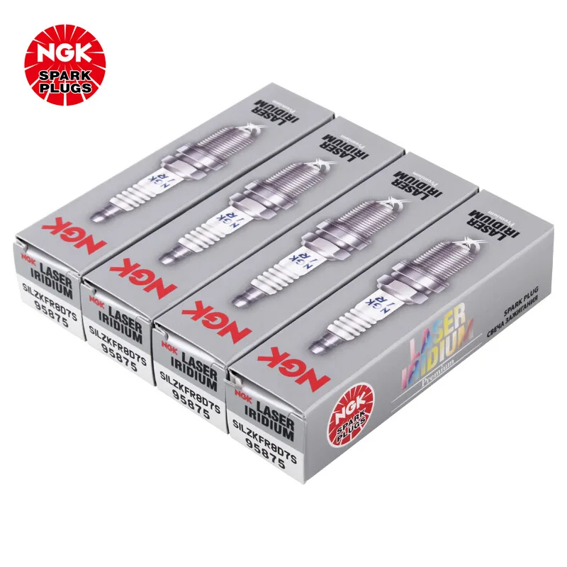 NGK Iridium Platinum Spark Plug SILZKFR8D7S 95875 is suitable for Mercedes-Benz GL/ML/SL/GLE/GLS(4PCS)