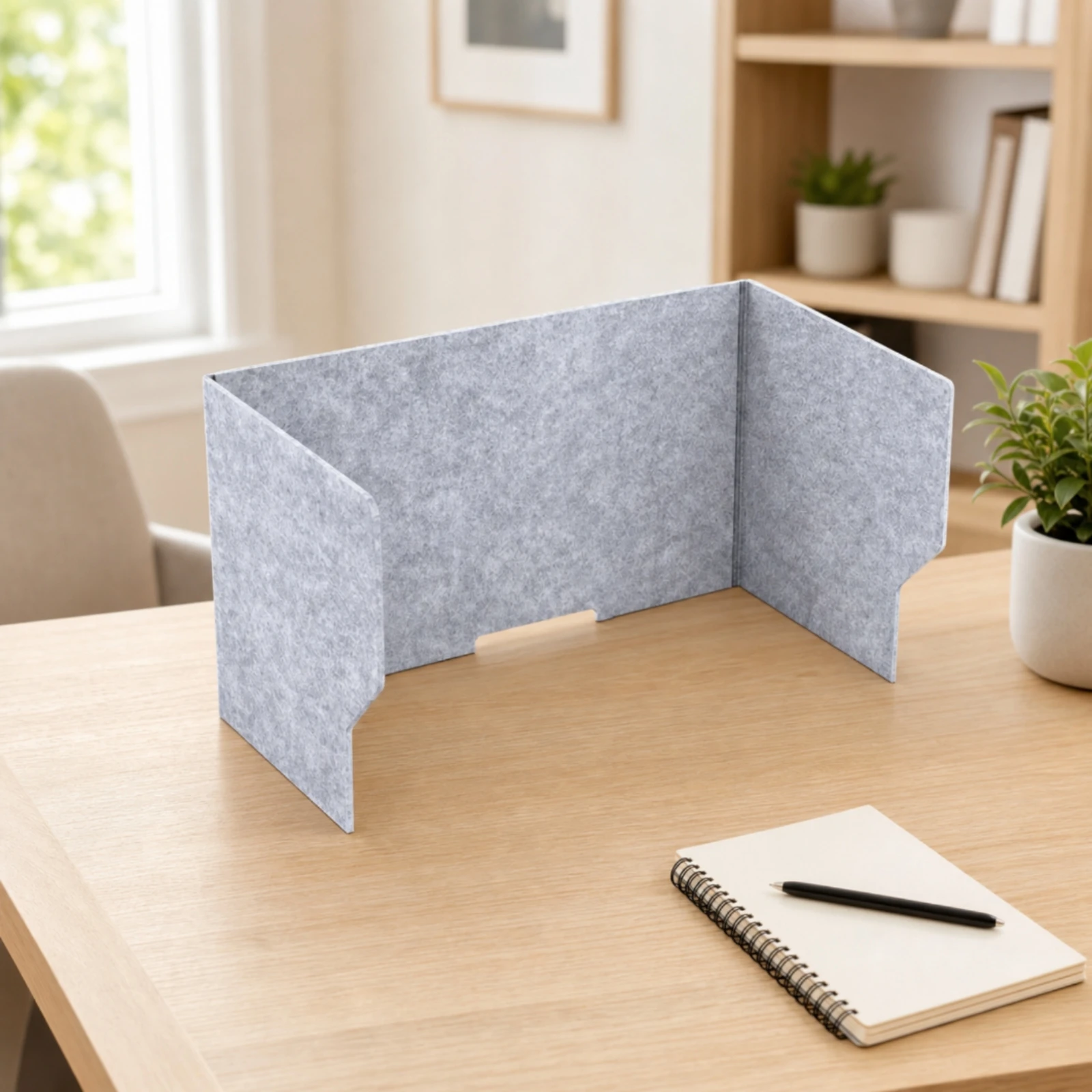 Desk Divider Panel Portable Acoustic Desk Divider Cubicle Barrier Sturdy Long-Lasting for Office Workers, Open Offices