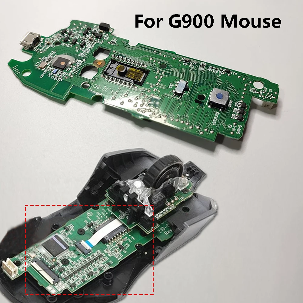 

Replacement Mouse PCB Board for G900 Circuit Board Repair Part Compatible for Logitech G900 Gaming Mouse Motherboard Accessory