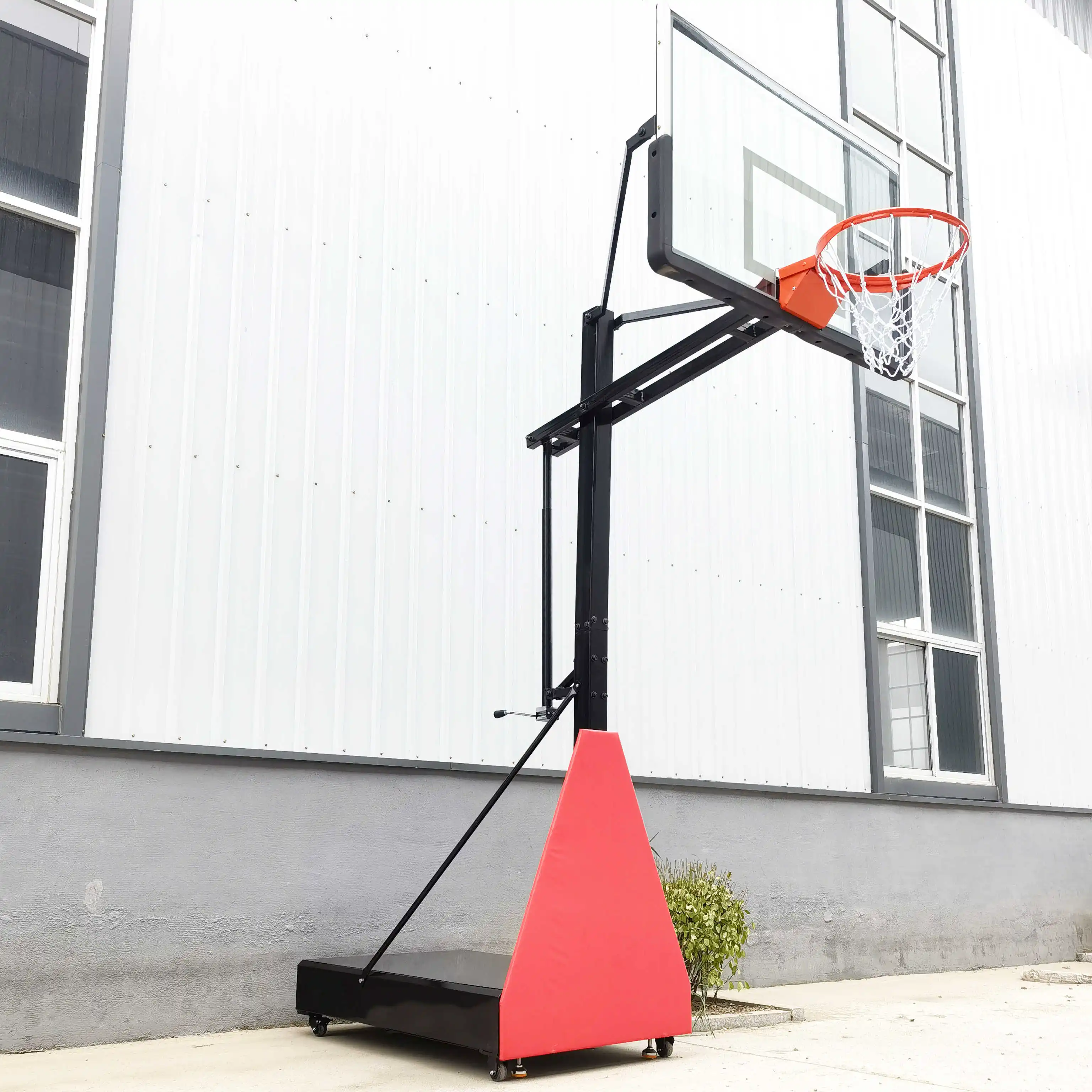 

Portable Height Adjustable Basketball Hoop with PC Board Professional and Training Court Equipmentpromote sales