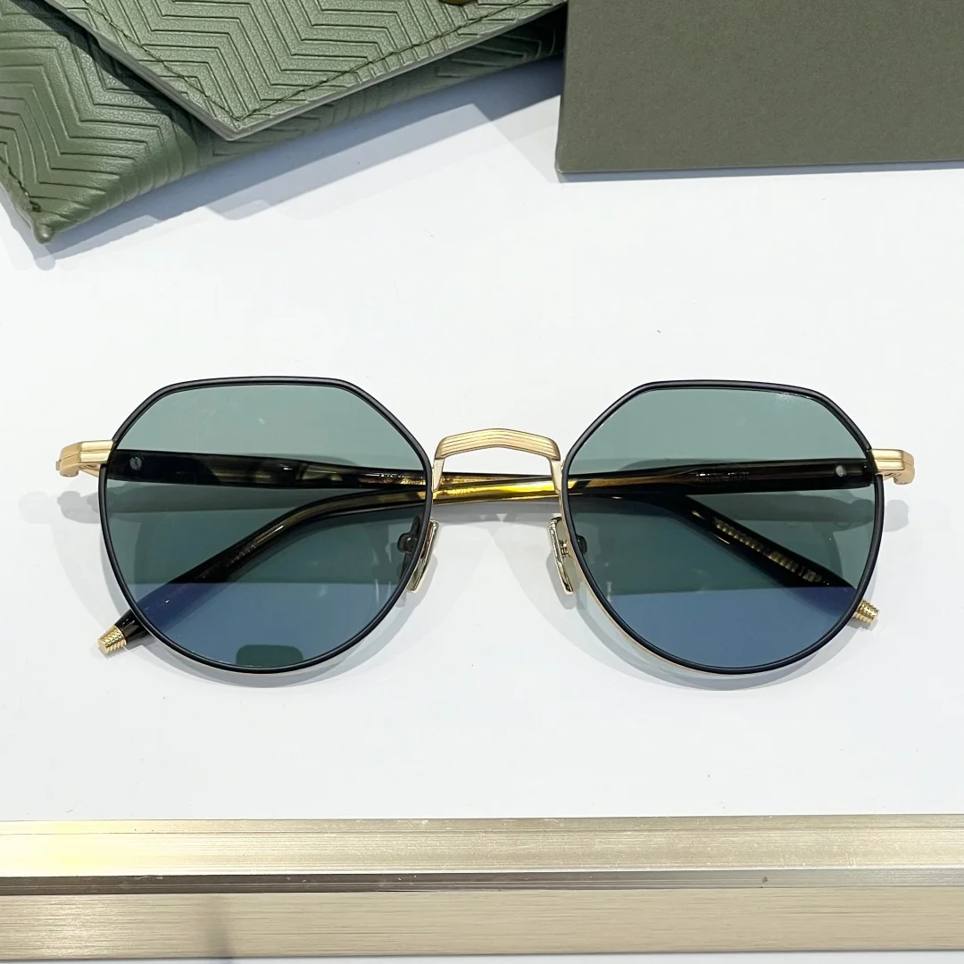 

AKON AKS522 Round Sunglasses Unisex Handcrafted Japan Style UV400 Punk High Street Designer Prescription Compatible Eyewear