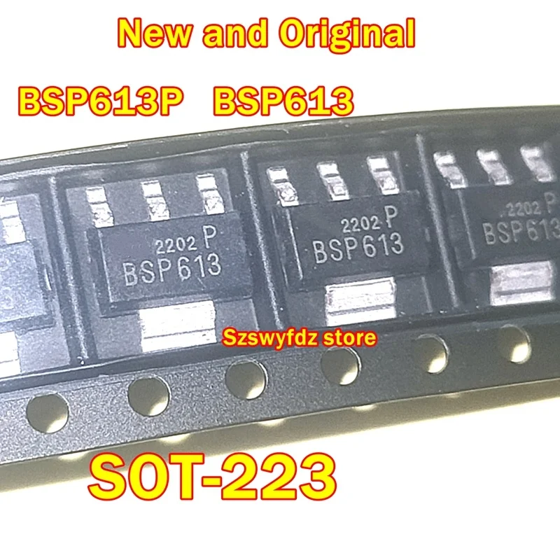 

5Pcs to 100Pcs Bsp613P Bsp613 Sot-223 New Original Power Field-Effect Transistor 2.9A I(D) 60V 0.13Ohm P-Channel