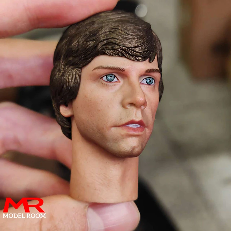 1/6 Scale Luke Mark Hamill Head Sculpt Carving Model Fit 12'' Male Soldier Action Figure Body Dolls