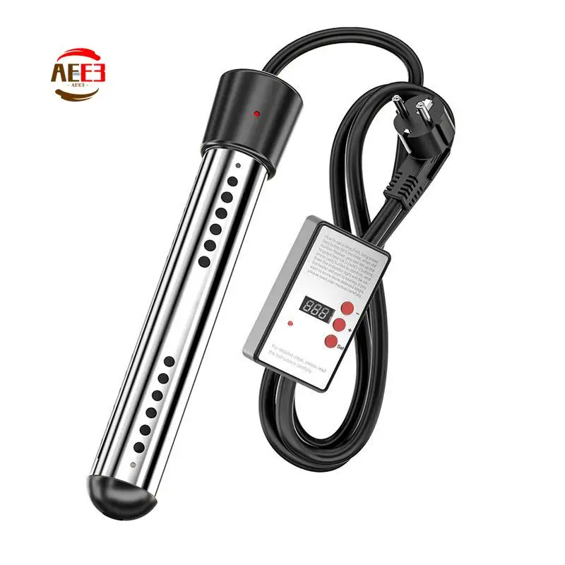AEE3-Immersion Water Heater, Electric Bucket Heater With Timer Auto Shut Off Hot Tub Heater For Home Winter