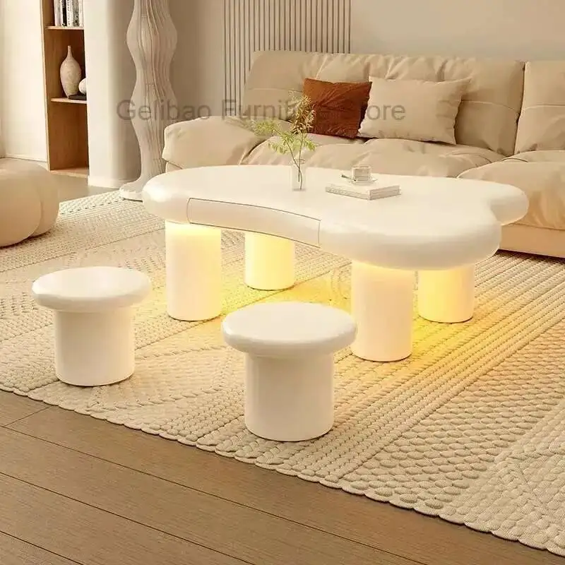 

Unique Modern Luxury Coffee Table Moving Italian Minimalist Coffee Table Simple Clear Nordic Antique Wood Meubles Furniture