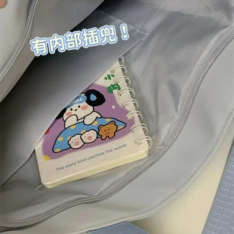 الطازجة والحلوة فتاة Ulzzang Y2K Ita حقيبة اليابانية Ins كلية نمط حقيبة كروسبودي سعة كبيرة المرأة حقيبة ألعاب التنقل اليومية #6