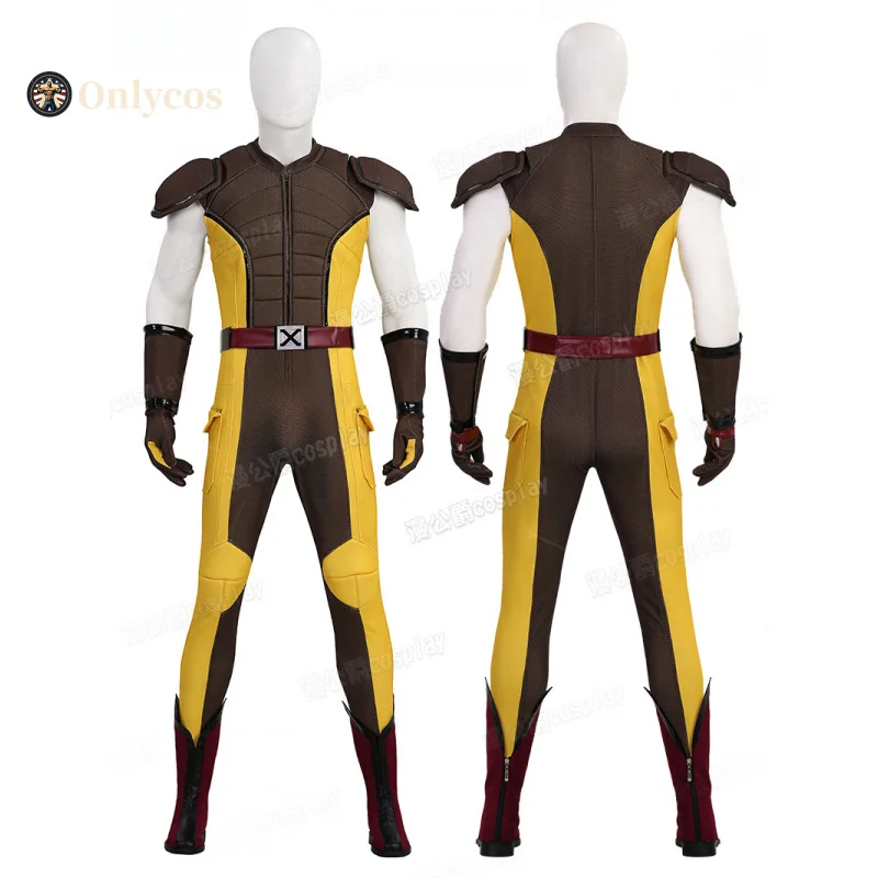 

Wolverine Cosplay Dead pooling 3 Costume Cos Logan Jumpsuit Full Set Uniform Role Play Halloween Carnival Party Outfit Onlycos