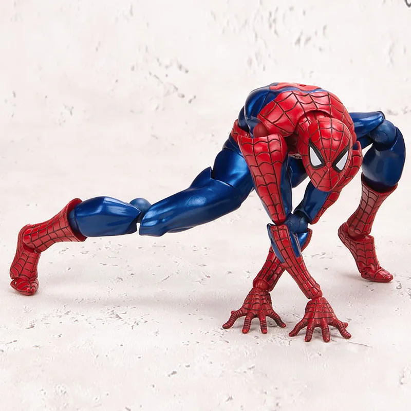 Ct Toys Spiderman Mafex 143 Ben Reilly Comic Ver The Amazing Spider-Man 001 Anime Action Figure Figurine Toys Kids Gift