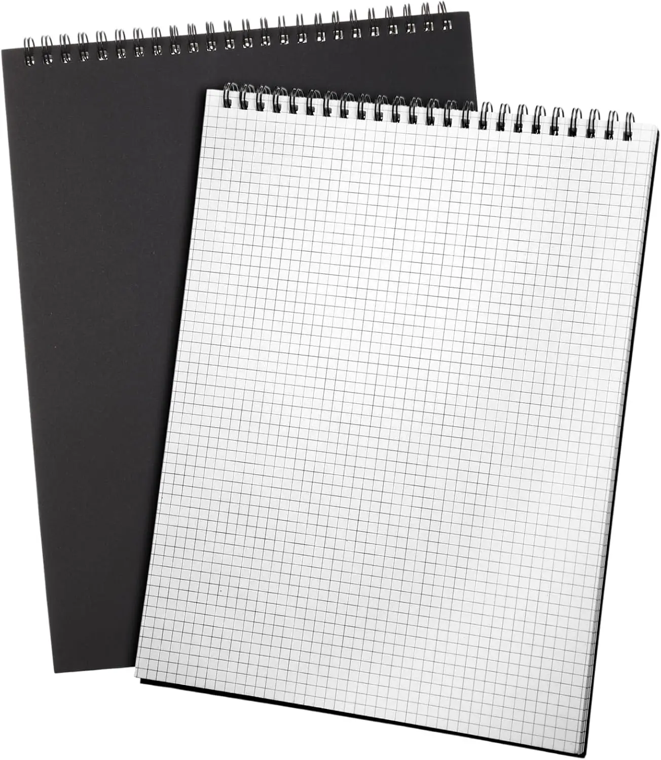 

A4 Grid Paper Notebook 8.7x11.4in 70 Sheets Top Spiral Notepad for Engineering Sketching School Office