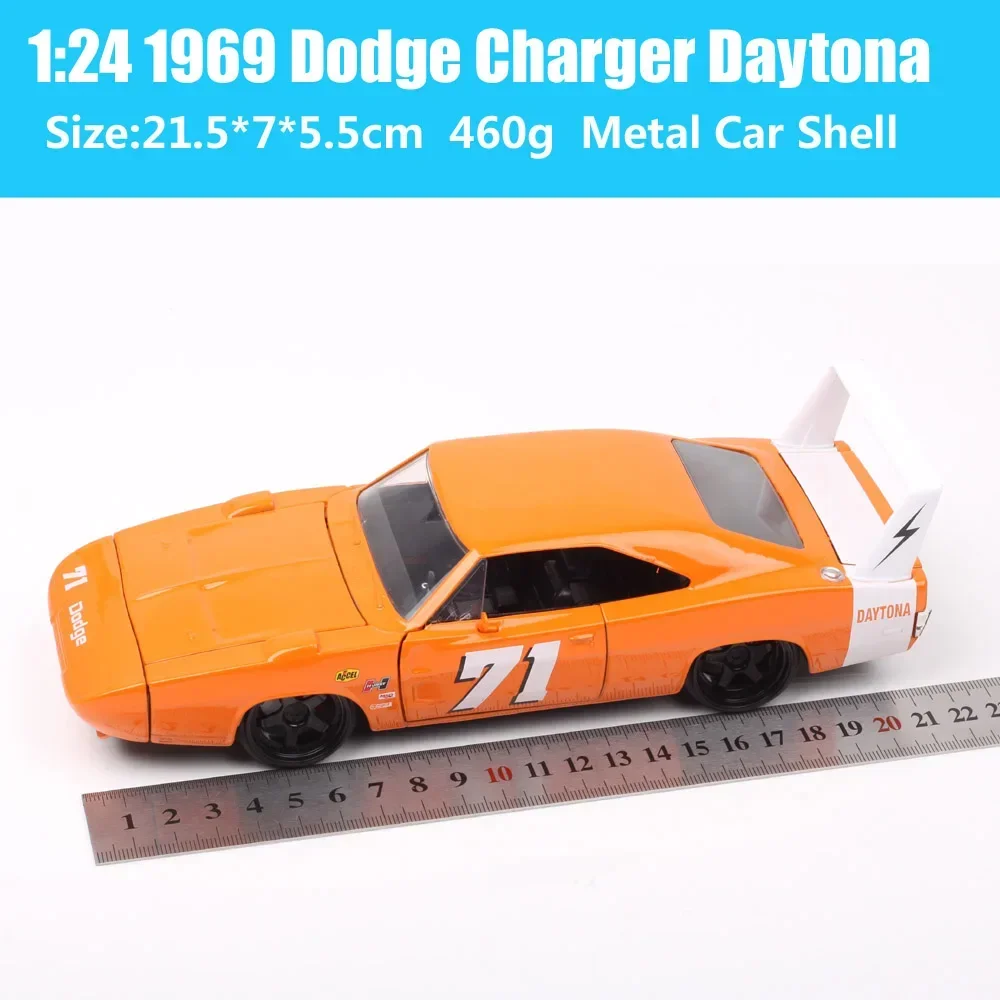 

Jada 1:24 1969 Dodge charger daytona Classic Muscle sports car High Simulation Diecast Metal Alloy Model Car Toy Gift Collection