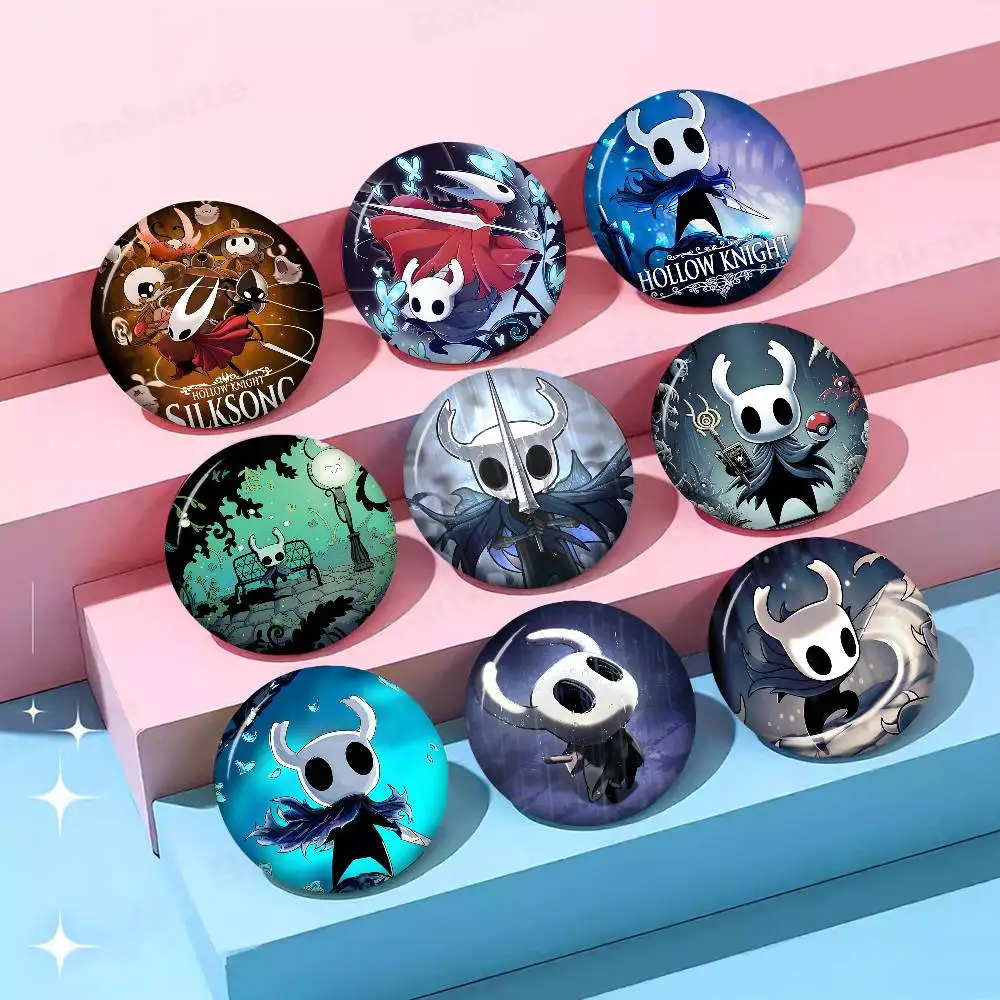 Hollow Knight 32/44/58MM Customizable Button Pins Cute Funny Creative Badge Jewelry Decor Gifts for Friends