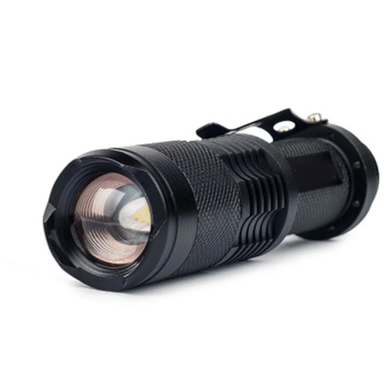 ZK20 8000 Lumens 5 Mode LED Flashlight Zoomable Rechargeable Focus Torch Flash Light Lamp By 1*18650 NO Battery