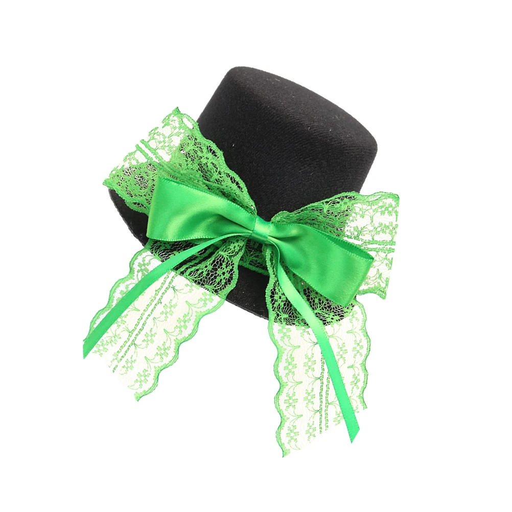 

Party Top Hat Headdress St Patrick's Day Hairpin Elegant Bowler Hat Design Lightweight Practical Photo Prop Hairstyling Tool