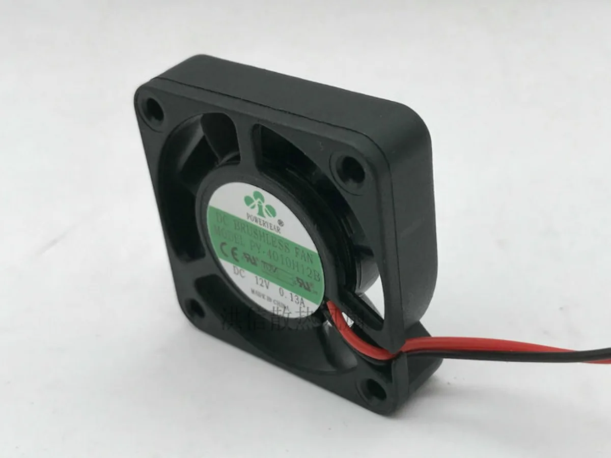 1pcs for  POWERYEAR PY-4010H12B DC12V 0.13A 4CM 40*10MM cooling fan