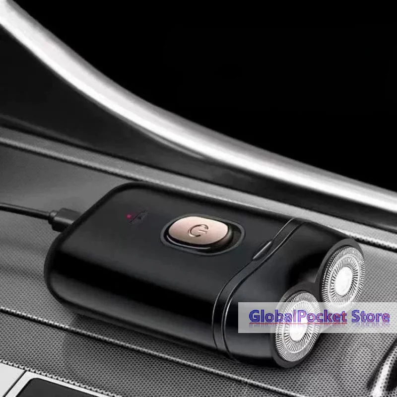 [TG823]1 Set Usb Rechargeable Portable Electric Shaver Men Shaving Tool For Men Waterproof Mini Travel Rotary Razor