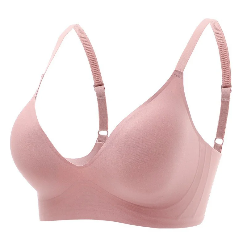 

Women's Sexy Externally Expanded Bra No Steel Ring Comfortable Breathable Bra Adjustable Underwear Push Up Lingerie Bra ABC Cup