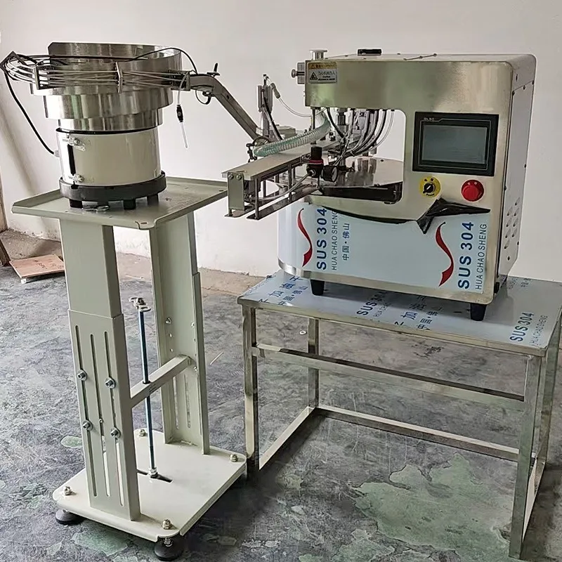 Automatic self-supporting bag filling and capping machine, model; vibrating disc lower cover, other models, please consult