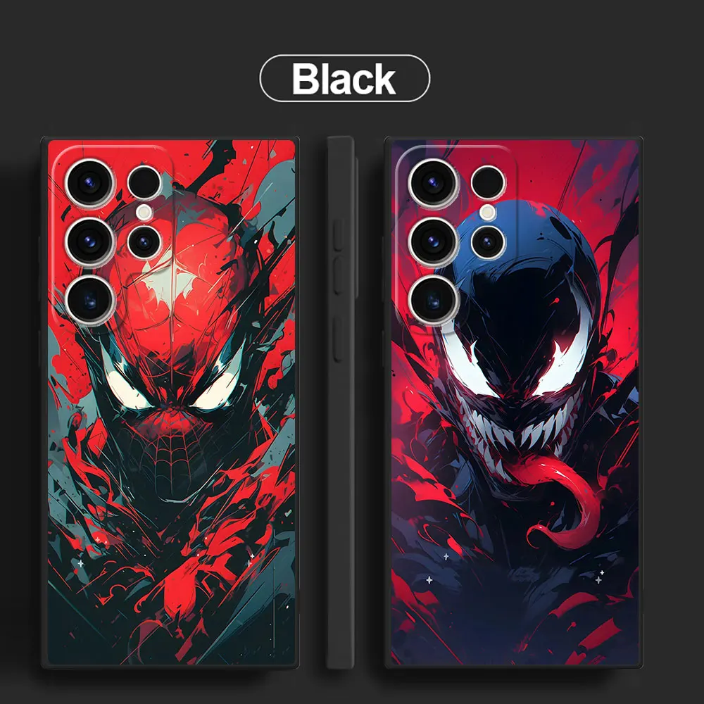 Marvel Super Hero Anime Case for Samsung Galaxy S21 FE S20 S21 5G S23 Ultra S24 Ultra S22 Plus S21 Plus S24  Silicone Cover