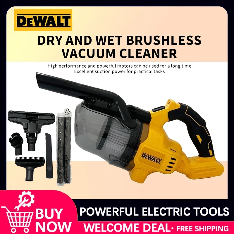 

Пылесос DEWALT DCV501 20V: Идеально подходит для уборки труднодоступных мест, таких как углы, дома, ковры и другие участки, требующие очистки.